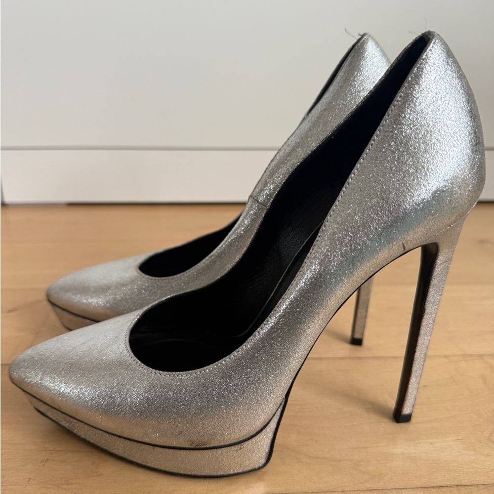 Saint Laurent - Silver Heels